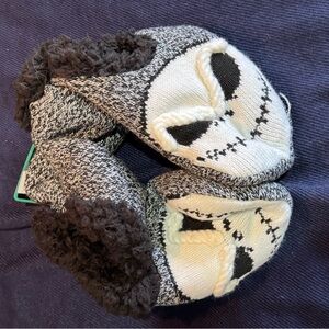 NIGHTMARE BEFORE CHRISTMAS Jack Holiday Womens Size 4-10 SLIPPER SOCKS - NEW!